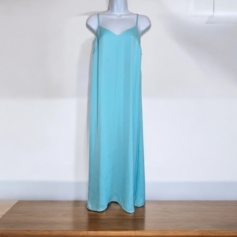 Zara Satin slip midi dress